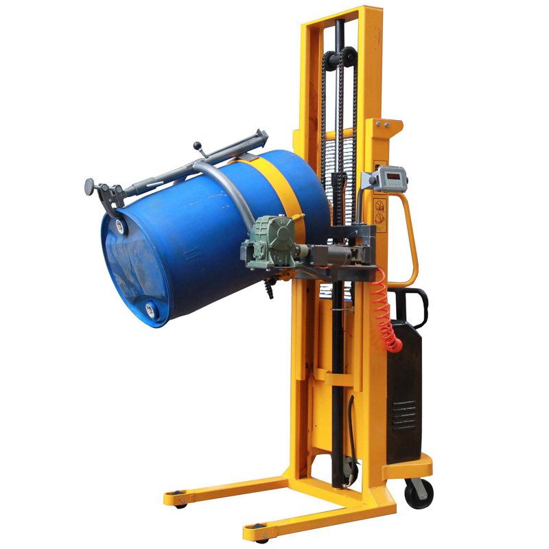 半電動(dòng)油桶堆高車